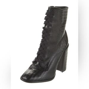Schutz Women's lace up Black Boots